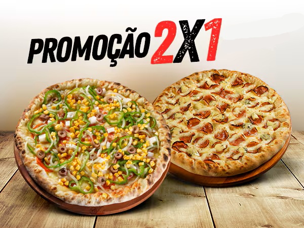2 Pizzas G + Refrigerante 2L da Torvelli Pizzaria